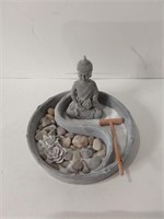 Plastic Budhha Desktop Zen Garden U15B