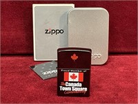 2004 Zippo 41/65 Canada Town Square Lighter - NOS