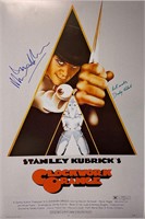 Autograph Clockwork Orange Stanley Kubrick Poster