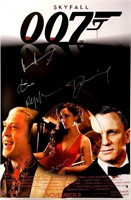 Autograph James Bond 007 Skyfall Poster