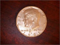 1981 D Kennedy half dollar
