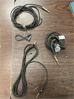 lot of Assorted Guitar Cords