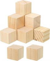 PATIKIL 1.2 Inch Unfinished Wooden Block