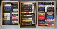 Three (3) Boxes of VHS Popular Movies