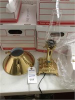 Solid brass Orient Express lamp (new in box)