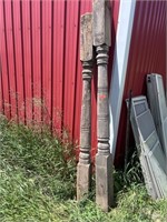 (2) Old Porch Post