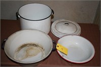Assortment of metal pans