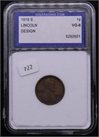 1919 S IGS VG8 LINCOLN CENT