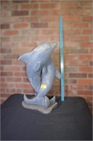 Dolphin wooden statue (broken fin)