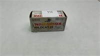 Box of Winchester Wildcat .22 LR 50 rounds