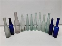 Selection of Old Bottles inc Preserving, Sauces,