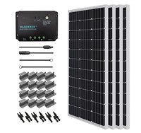 NEW $620 400 Watt 12 Volt Solar Starter Kit