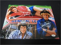 Dukes of Hazzard cast signed 8x10 photo JSA COA