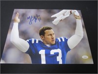 Mike Vanderjagt Signed 11x14 Photo JSA COA