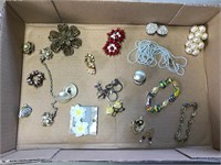 Assortment of earrings and bracelets