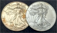 (2) Silver Eagles: 1990, 2009