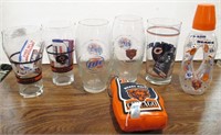 Chicago Bears Beer Glasses & Misc Collectibles