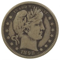 VF-20 1898-O Quarter