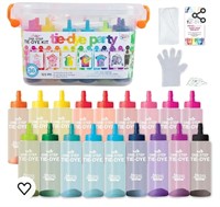 Tie-Dye Party Kit 18 Pre-Filled Bottles