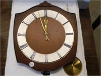 GERMAN WALL CLOCK, MADE BY JUNGHANS