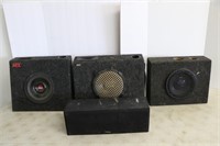 MTX Road Thunder Subs & Kenwood Sub