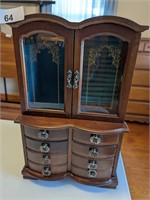 16-1/2" Tall Jewelry Box + Small Picture Frames