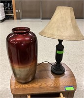 Lamp & Large Vase