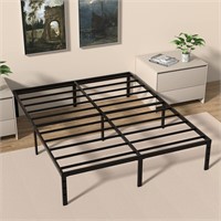 $79 - Queen Size Bed Frame 14" Heavy Duty Metal