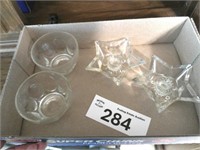 Glass Candle Holder Lot