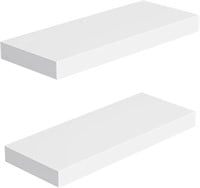 AMADA 24x9 Float Shelves Set  White