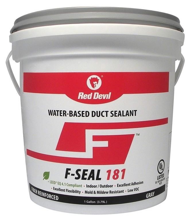 Opened Red Devil 0841DX F-Seal  1 Gal