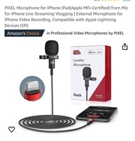 PIXEL Microphone for iPhone iPad