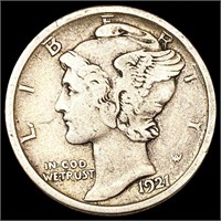 1921-D Mercury Dime CLOSELY UNCIRCULATED