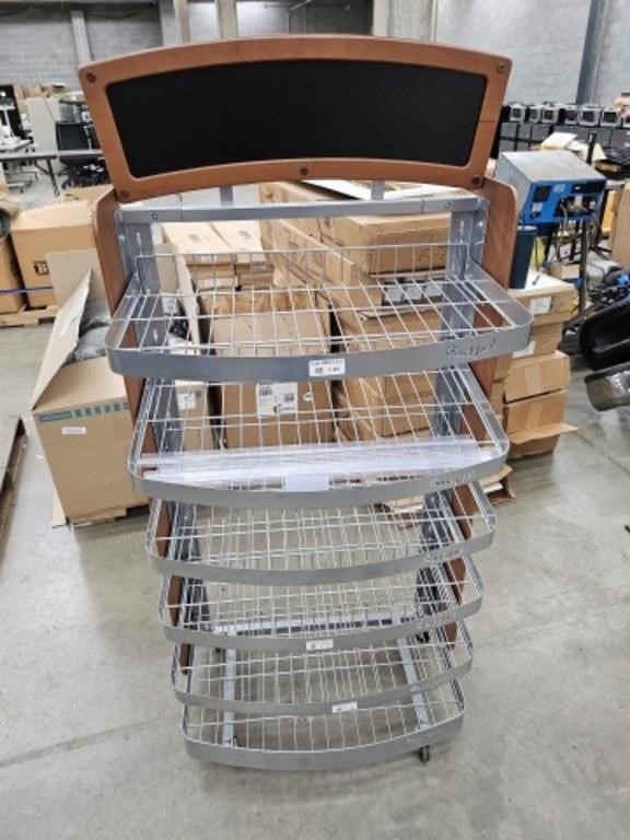 Rolling Display Commercial Rack