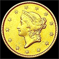 1850 Rare Gold Dollar CLOSELY UNCIRCULATED