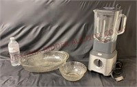 Breville Ice Crush Blender & (2) Serving Bowls