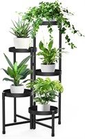 New $64---5 Tier Metal Plant Stand (Black)