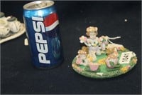 POLY RESIN TEA SET WITH ANGELS