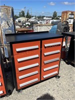 Diggit 10 Drawer Tool Cabinet W/ Casters