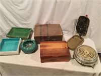 Hot Plate, Lamp, Ceramics, & Cases