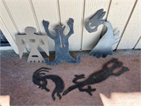 Garden Metal Art - 5 Pieces