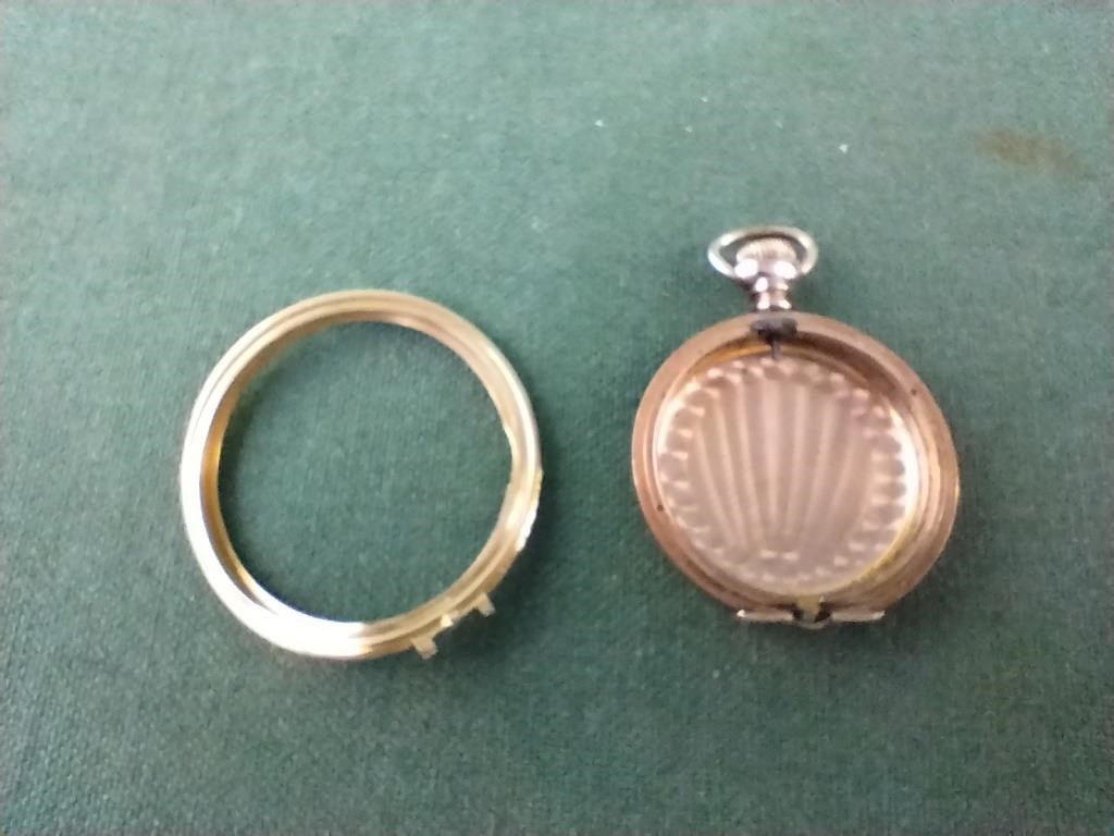 Gold pocket watch parts