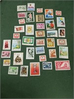 Vintage Magyar Posta stamps