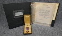 Korean War KIA Purple Heart Grouping