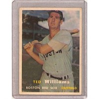 1957 Topps Ted Williams Paper Loss