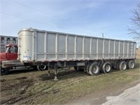 40' aluminum grain dump trailer w/ box liner