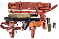 Pistol Belts, Holsters, Machete & More!