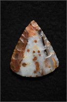 1 3/4" Agate Atlatl Valley Triangular Found in Ore