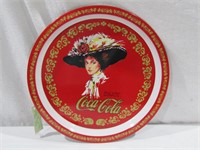 Round Coca Cola Tray 12 1/2" Dia