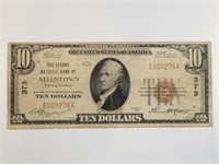 1929 $10 National bank FR-1801 Allentown